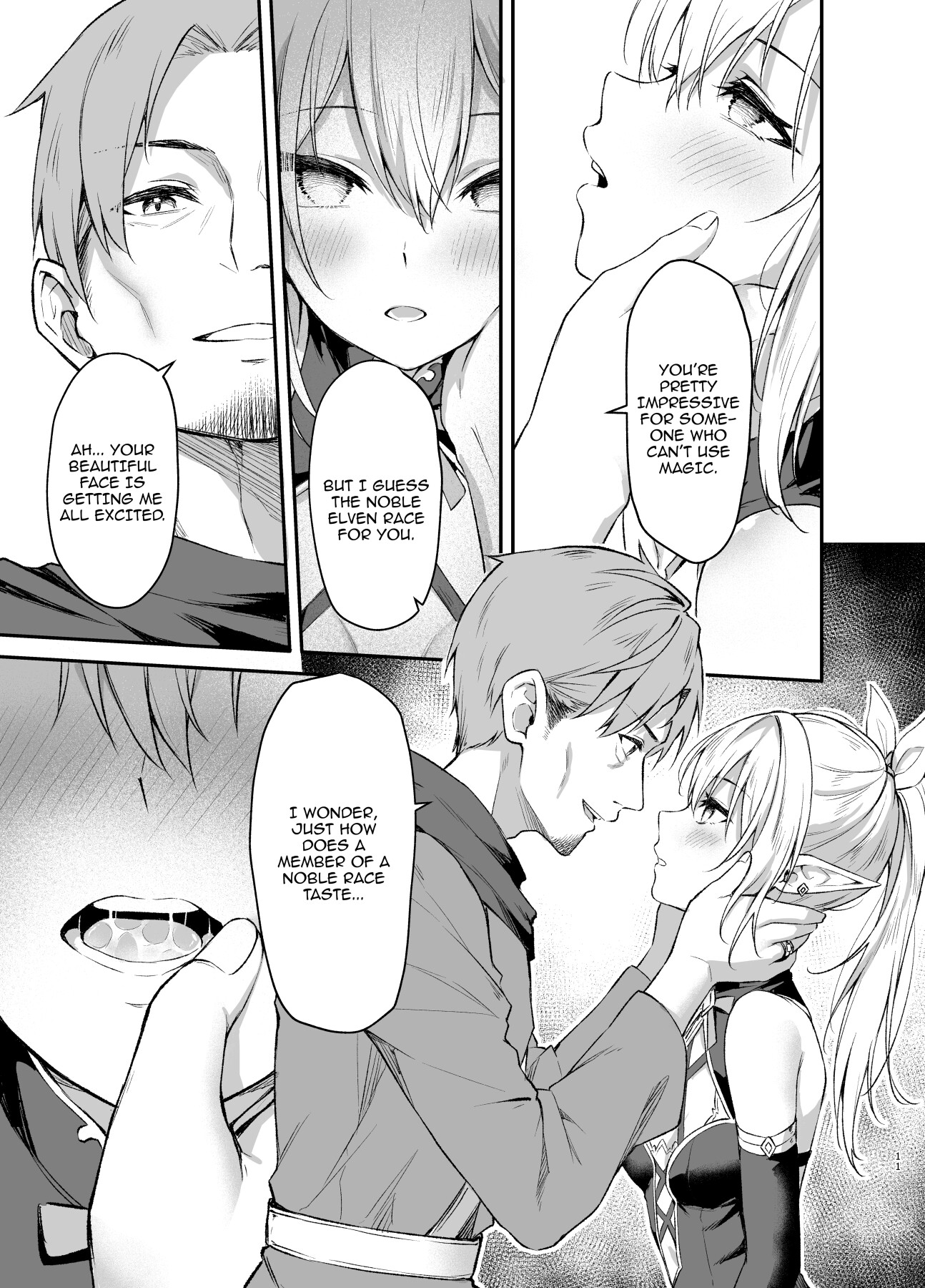 Hentai Manga Comic-Story About Using a Hypnosis Ring on An Elf-Read-11